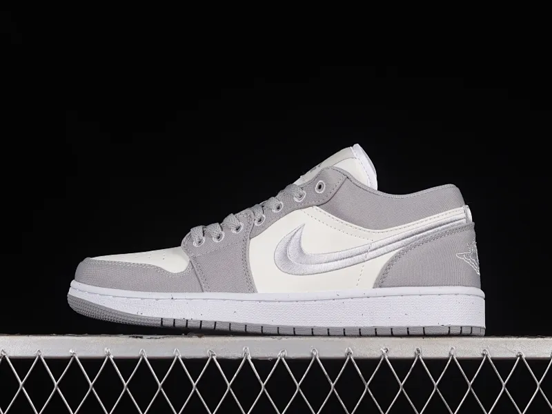 All categories Air Jordan Jordan series basketball shoes Air Jordan 1 Low Air Jordan 1 Low "Light Steel Grey" AJ1 Joe 1 white gray low-top cultural basketball shoes DV0426-012